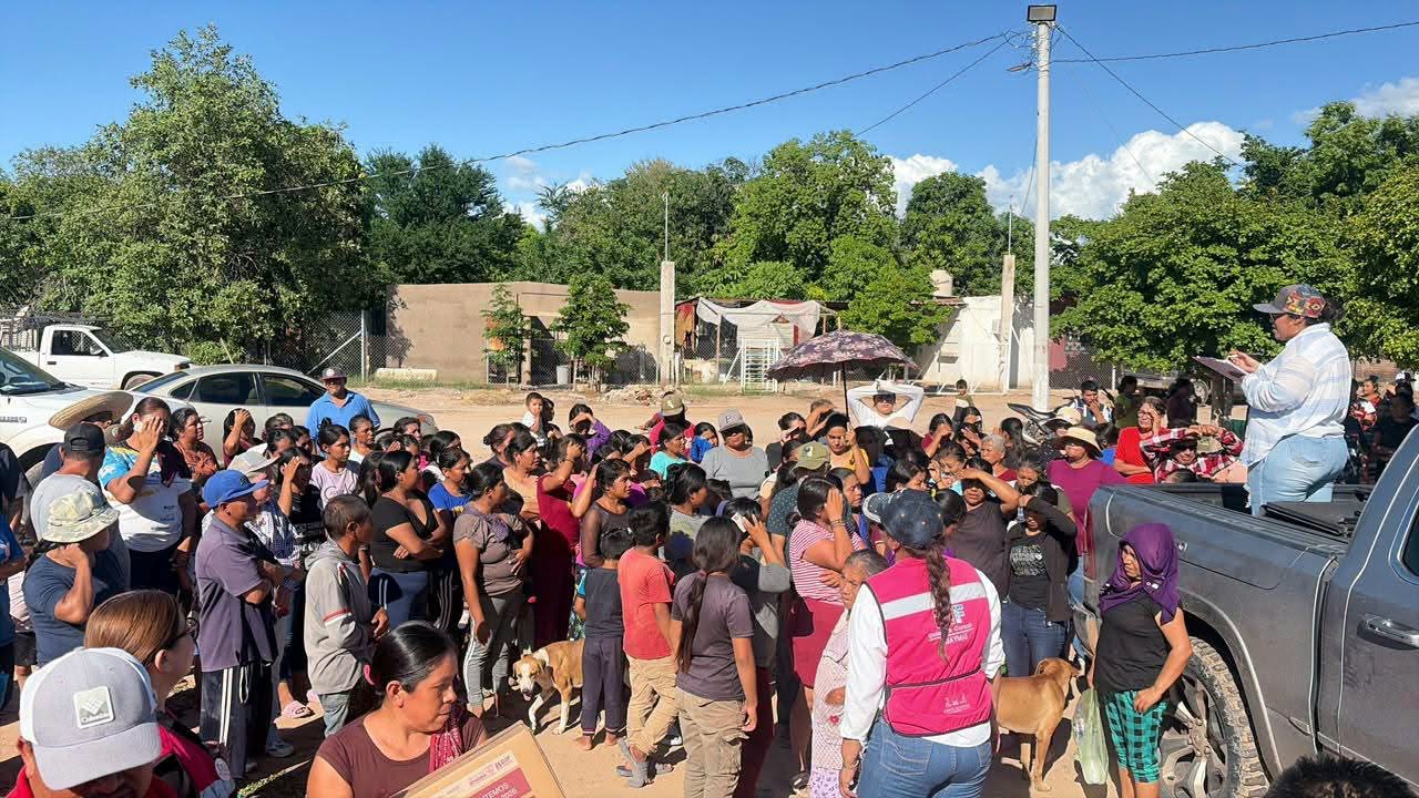 Lleva Ayuntamiento de Guaymas y Sistema DIF apoyo directo a familias afectadas tras el paso del huracán “Polo”