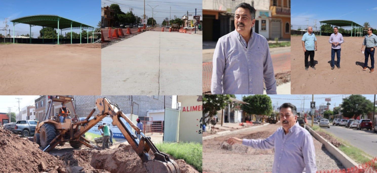 SUPERVISA JAVIER LAMARQUE AVANCE EN REHABILITACIÓN DE INFRAESTRUCTURA HIDRÁULICA, SANITARIA Y PAVIMENTACIÓN