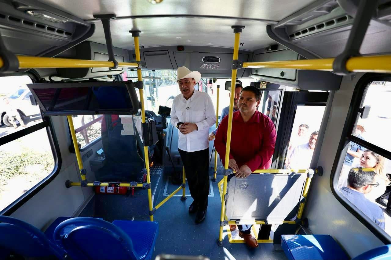 *Con la incorporación de 175 unidades nuevas, Gobernador Durazo moderniza transporte público de Hermosillo*